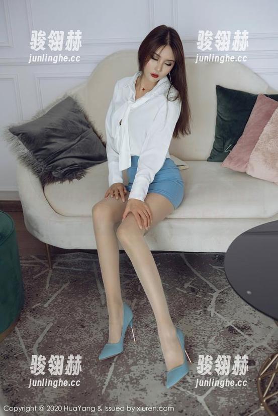 HuaYang花漾 - Angela喜欢猫的镂空写真，福利究竟扎在哪里才真好？