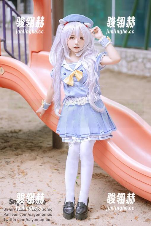 写真中的KMS兴登堡，SayoMomo的视角让我陷入了温柔的迷雾里。